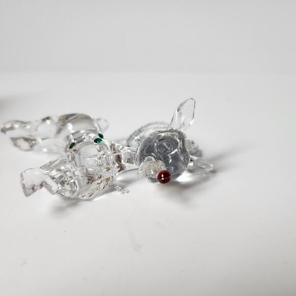 Lenox Crystal Color Gems Rudolph the Red Nosed Reindeer Christmas Ornament - Picture 7 of 7